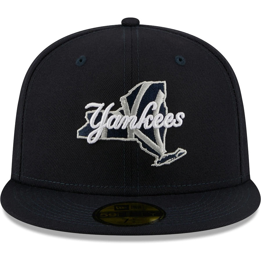 New Era Navy New York Yankees Local II 59FIFTY Fitted Hat