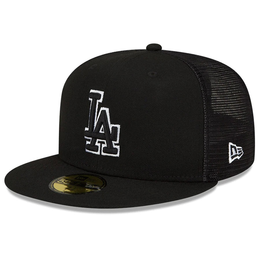 New Era Los Angeles Dodgers Black 2022 Batting Practice 59FIFTY Fitted Hat