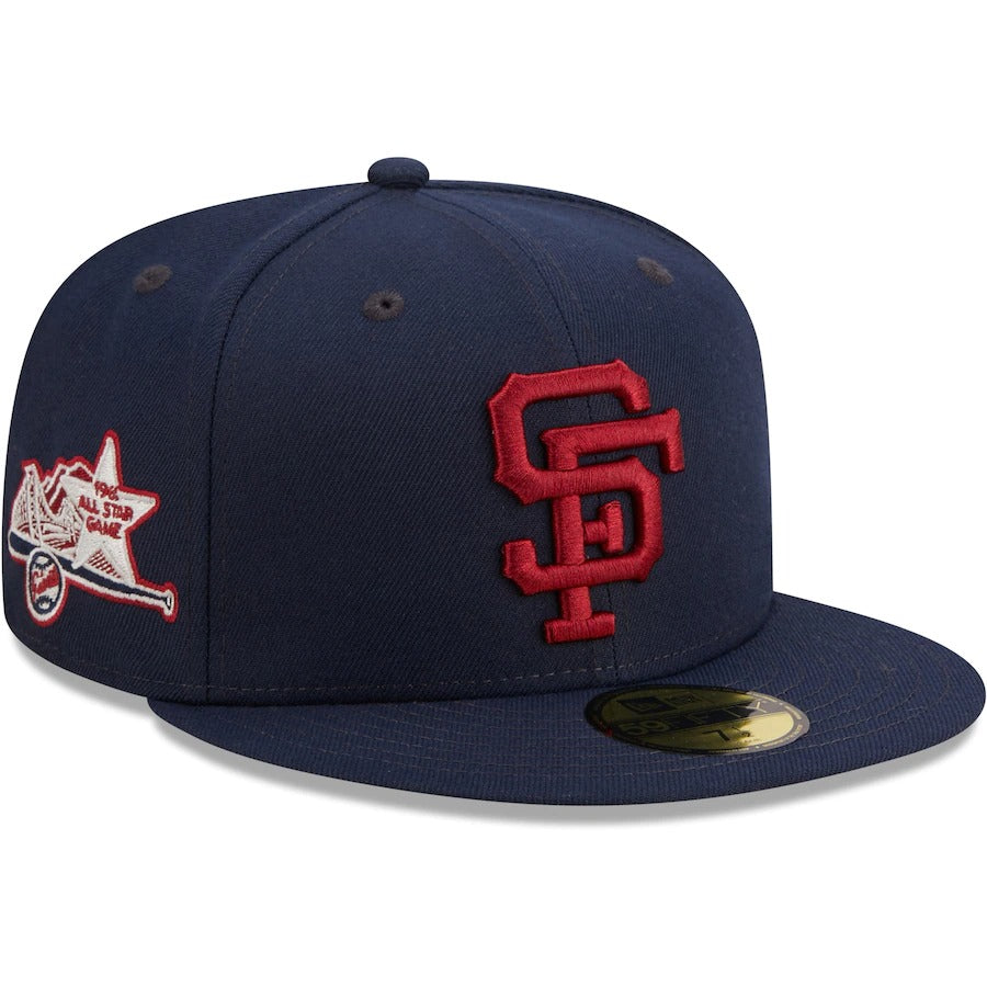 New Era San Francisco Giants Cranberry Bog 59FIFTY Fitted Hat