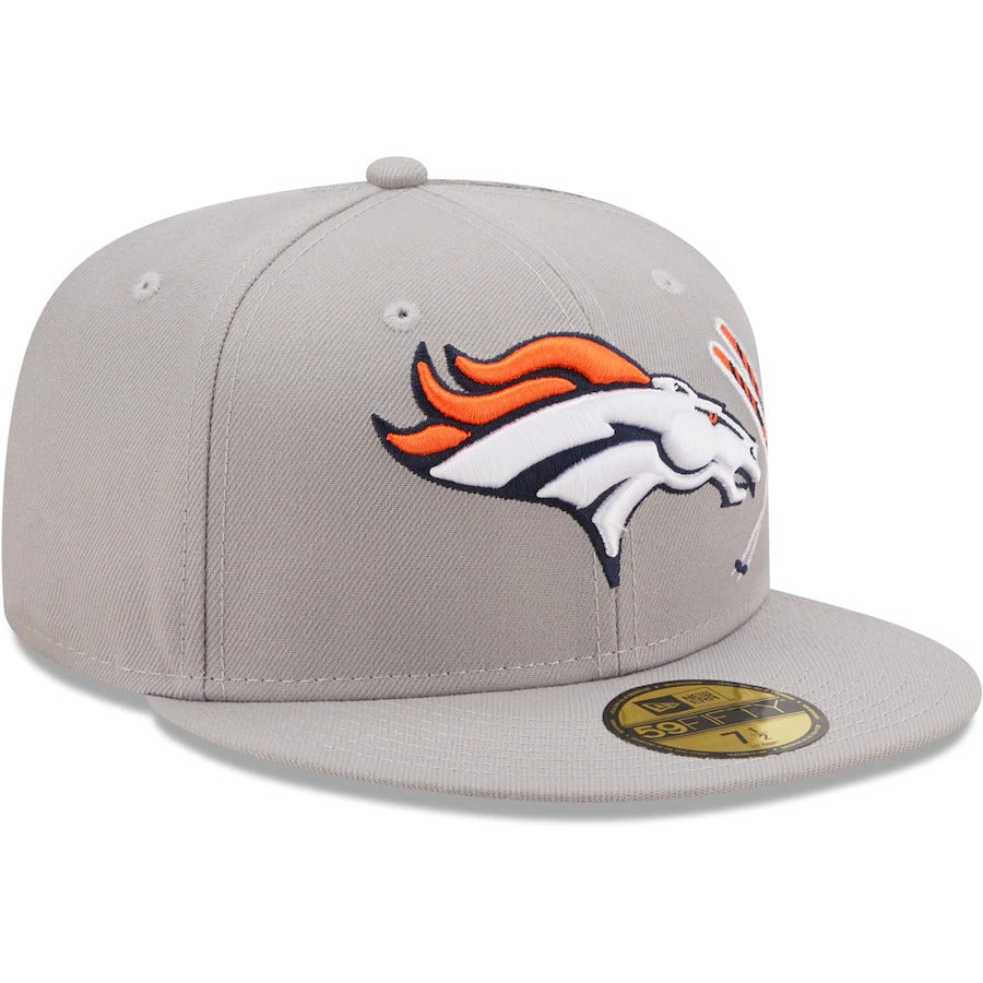 New Era Denver Broncos Gray City Describe 59FIFTY Fitted Hat