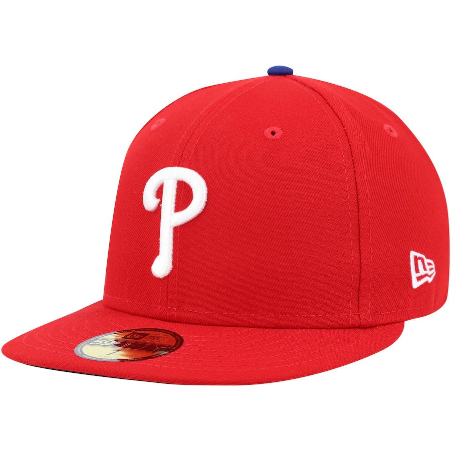 New Era Philadelphia Phillies Red 9/11 Memorial Side Patch 59FIFTY Fitted Hat