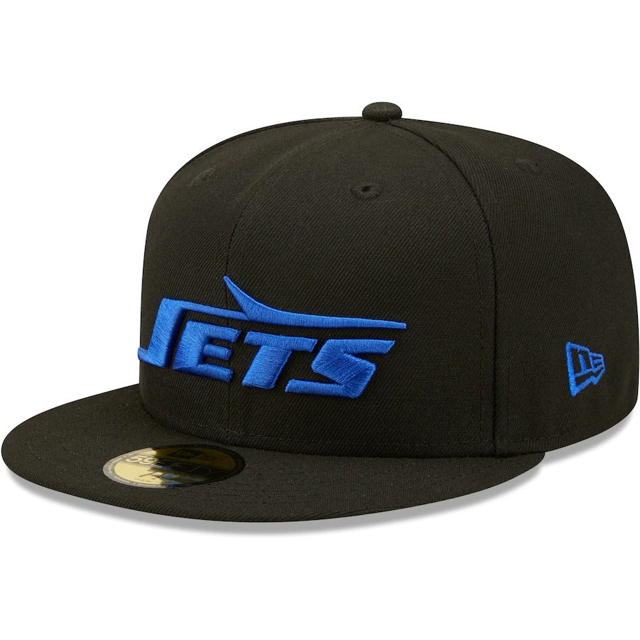 New Era New York Jets Black Royal Undervisor 1988 NFL Pro Bowl 59FIFTY Fitted Hat
