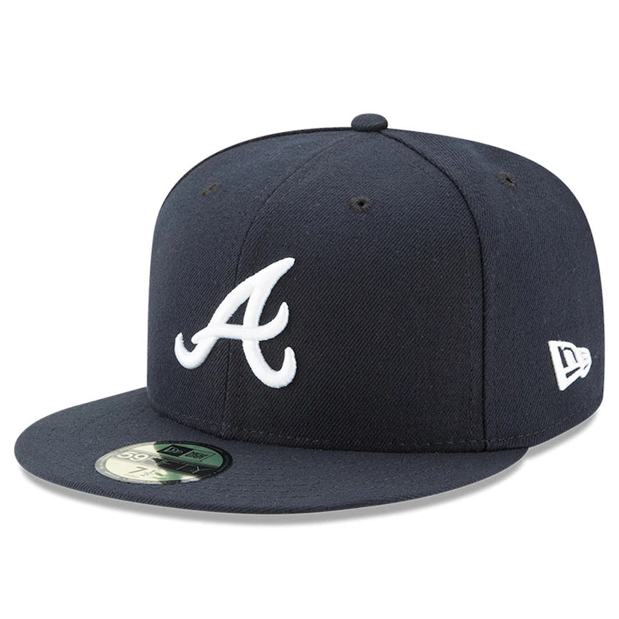 New Era Atlanta Braves Navy 2021 World Series Champions Road Sidepatch 59FIFTY Fitted Hat