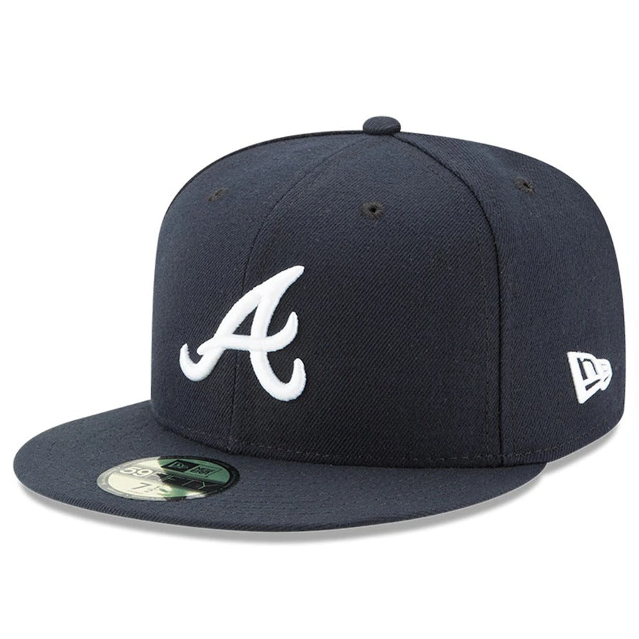 New Era Atlanta Braves Navy 2021 World Series Bound Road Sidepatch 59FIFTY Fitted Hat