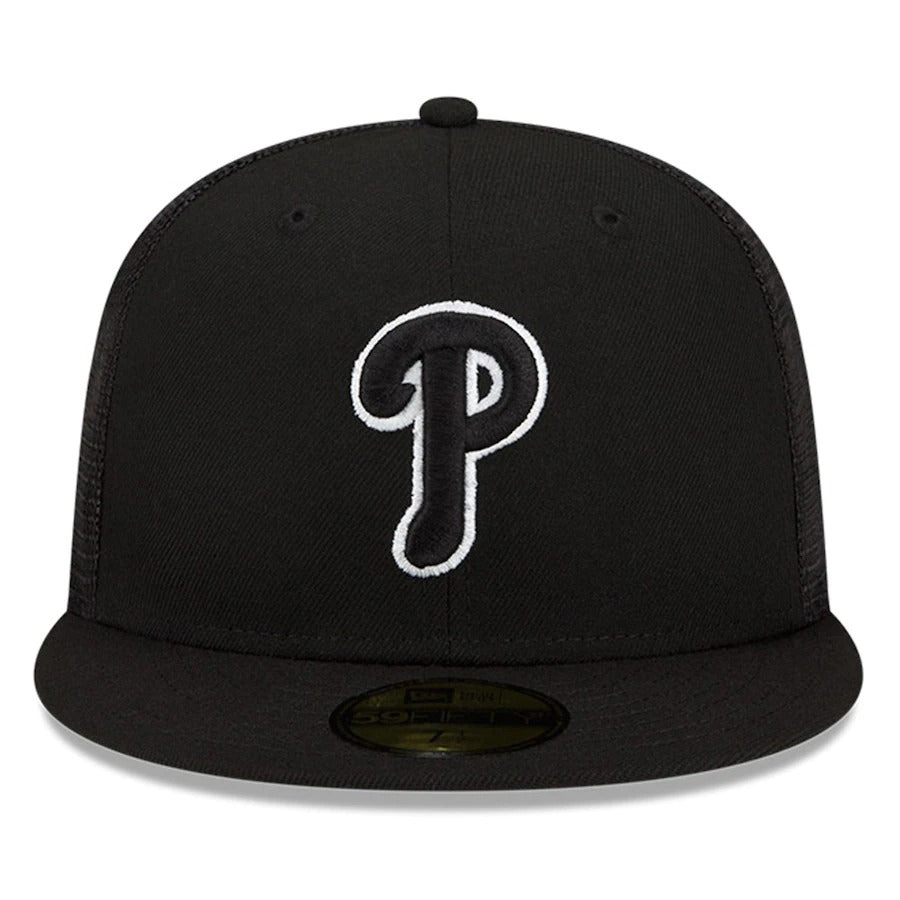 New Era Philadelphia Phillies Black 2022 Batting Practice 59FIFTY Fitted Hat