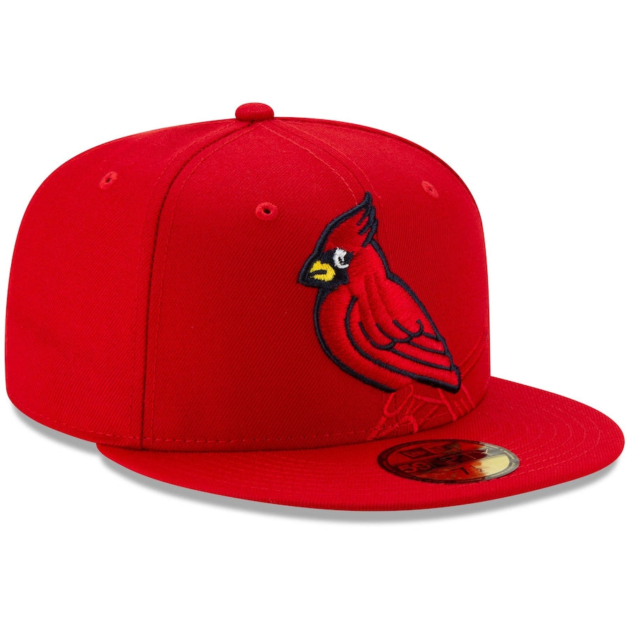 New Era St. Louis Cardinals Red Logo Elements 59FIFTY Fitted Hat