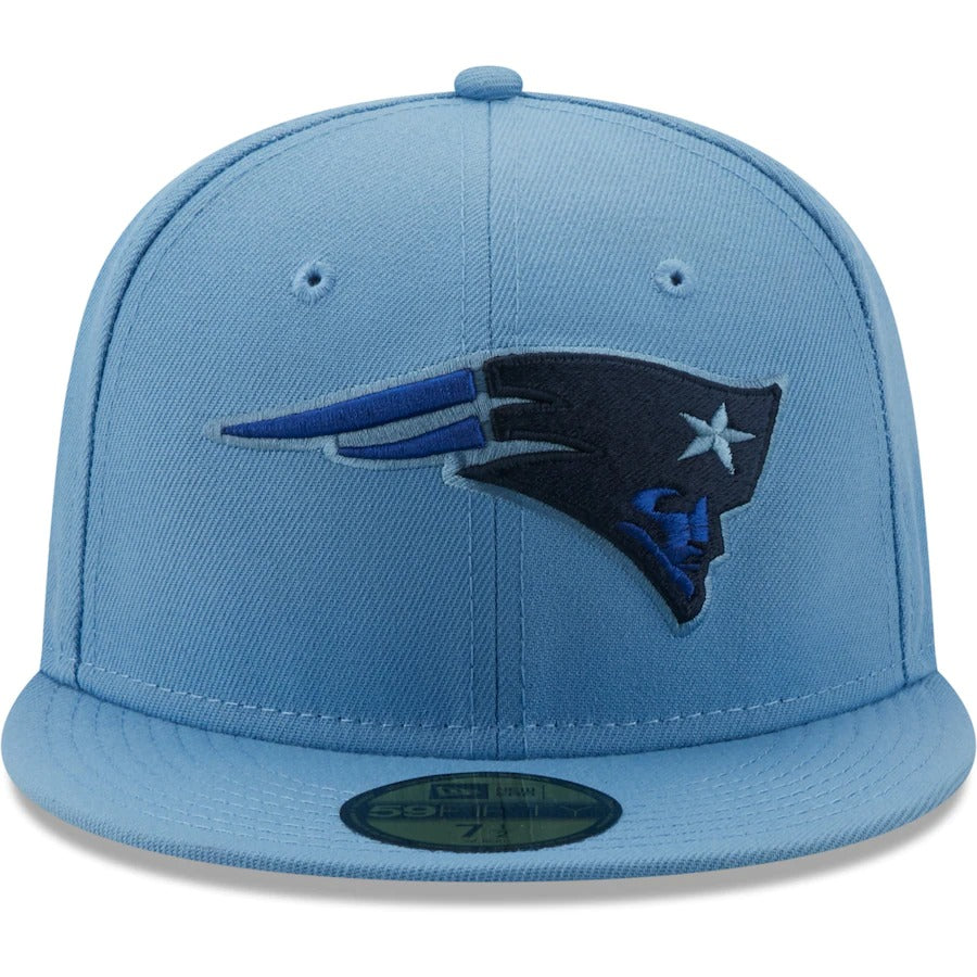 New Era Light Blue New England Patriots 50 Seasons The Pastels 59FIFTY Fitted Hat