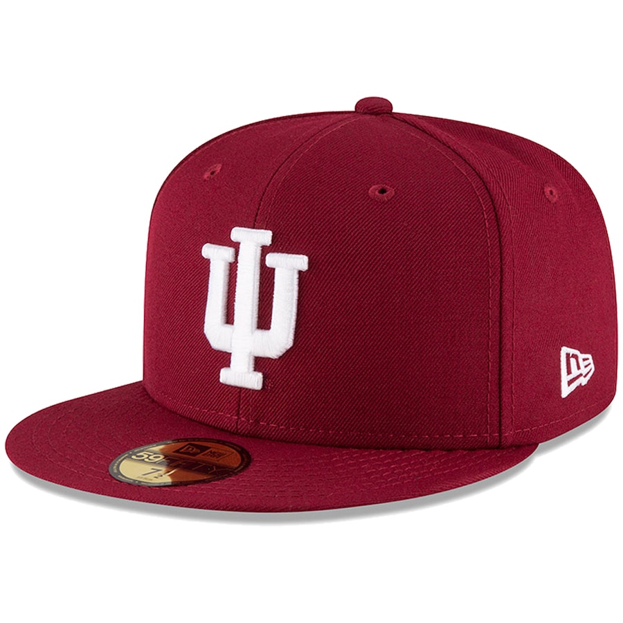 New Era Crimson Indiana Hoosiers Basic 59FIFTY Fitted Hat
