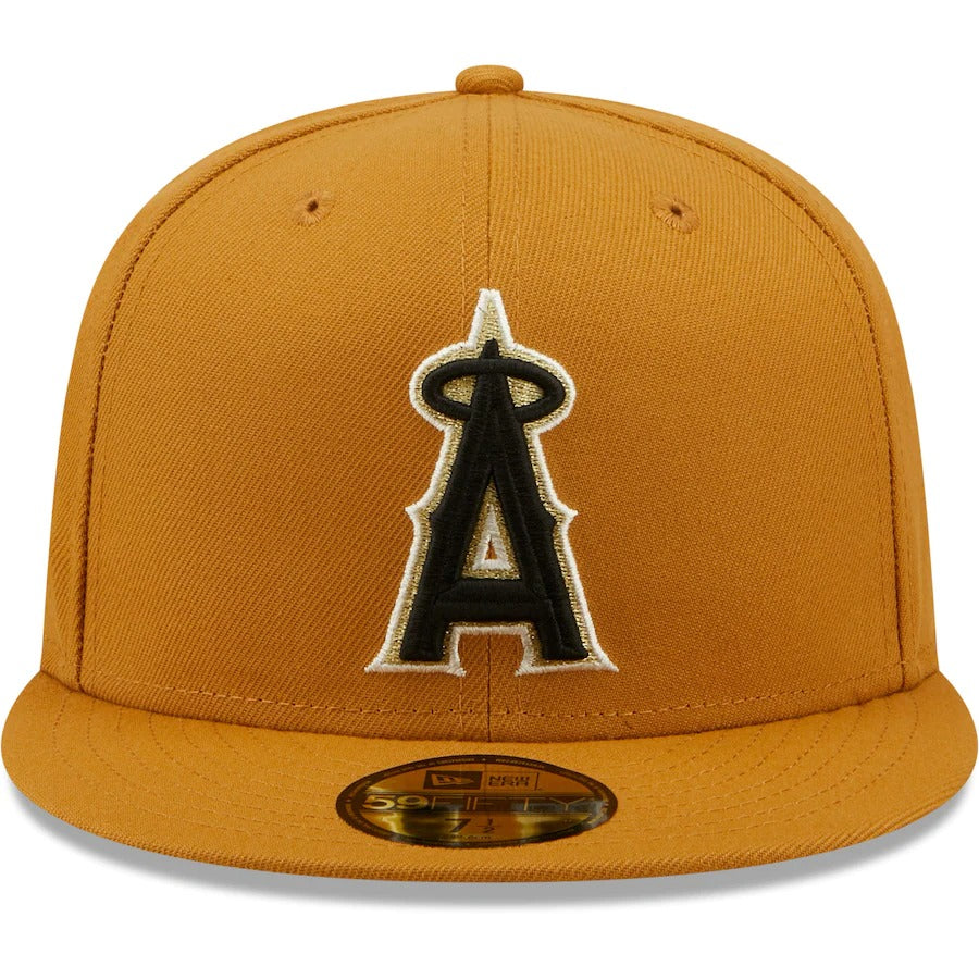 New Era Los Angeles Angels 50th Stadium Anniversary Timbs 59FIFTY Fitted Hat