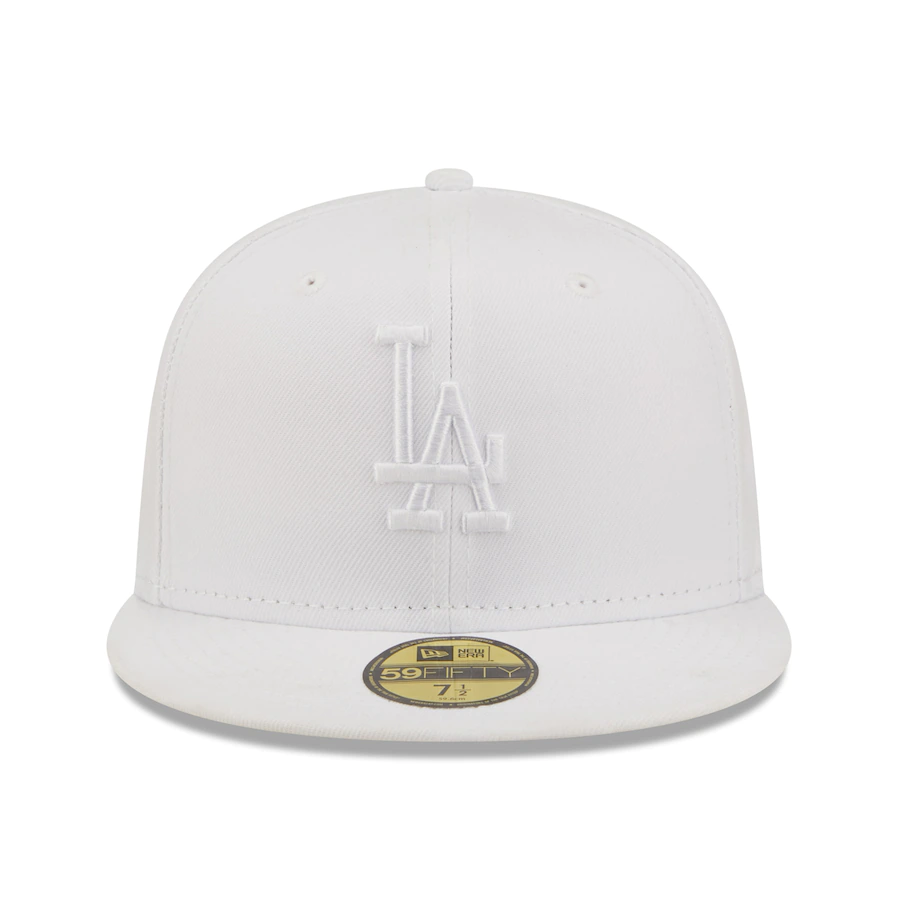 New Era Los Angeles Dodgers All White 59FIFTY Fitted Hat