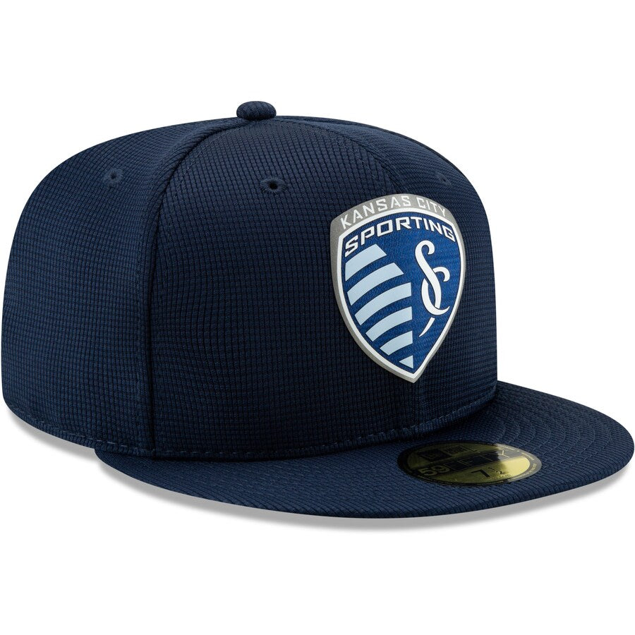 New Era Sporting Kansas City Navy On-Field 59FIFTY Fitted Hat