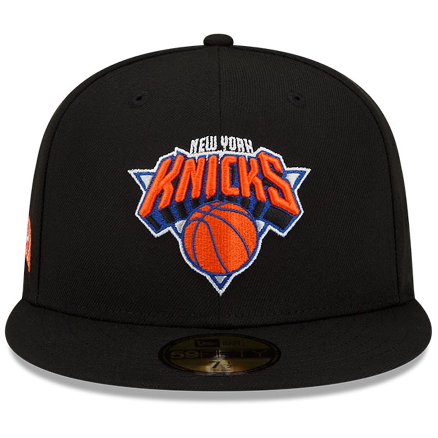New Era New York Knicks Black City Edition Alternate 59FIFTY Fitted Hat