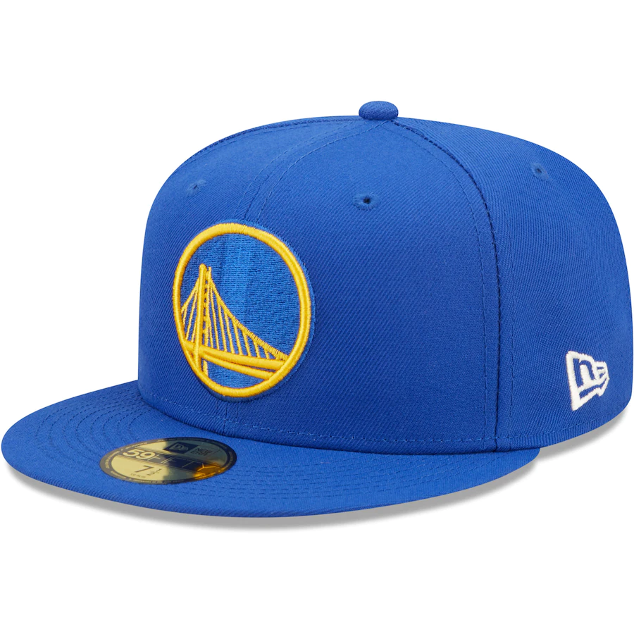 New Era Golden State Warriors Royal 6x NBA Finals Champions Pop Sweat 59FIFTY Fitted Hat