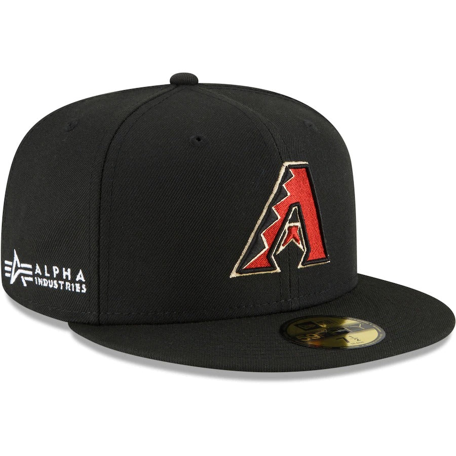 New Era x Alpha Industries Arizona Diamondbacks Black 59FIFTY Fitted Hat
