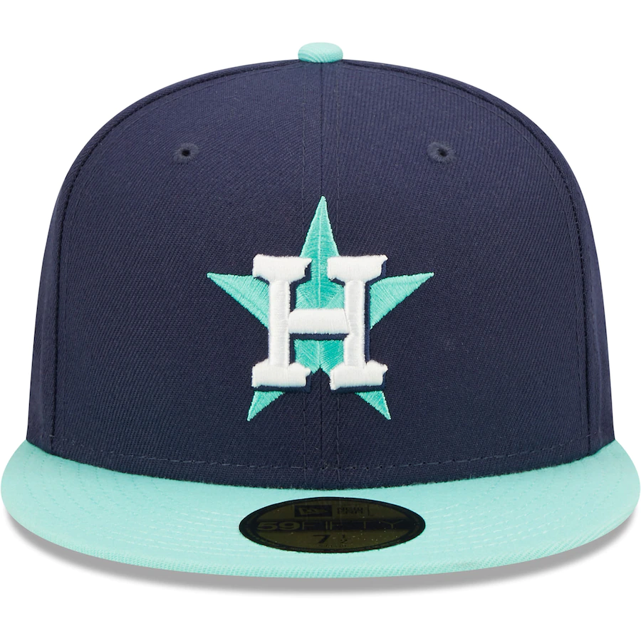 New Era Houston Astros Navy 50th Anniversary Cooperstown Collection Team UV 59FIFTY Fitted Hat