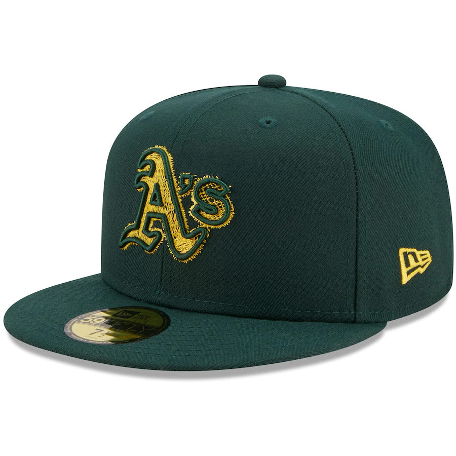 New Era Green Oakland Athletics Scored 59FIFTY Fitted Hat