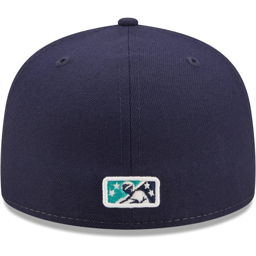 New Era Lynchburg Hillcats Navy Authentic Collection Team 59FIFTY Fitted Hat