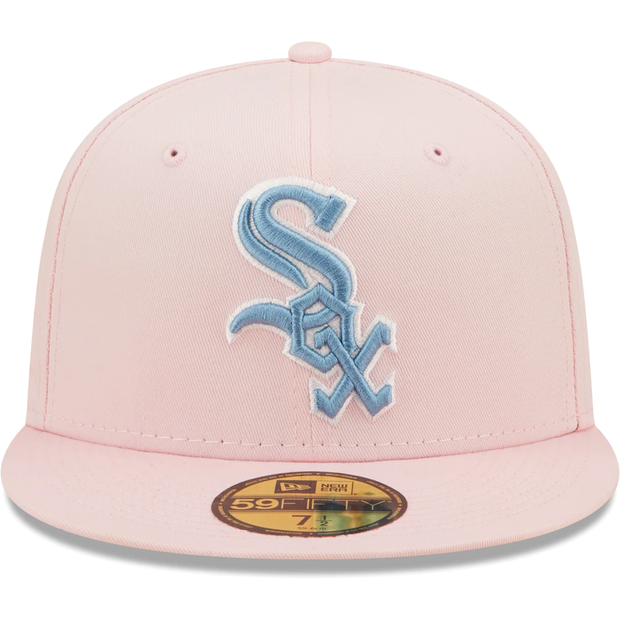 New Era Chicago White Sox Pink/Sky Blue Comiskey Park Undervisor 59FIFTY Fitted Hat