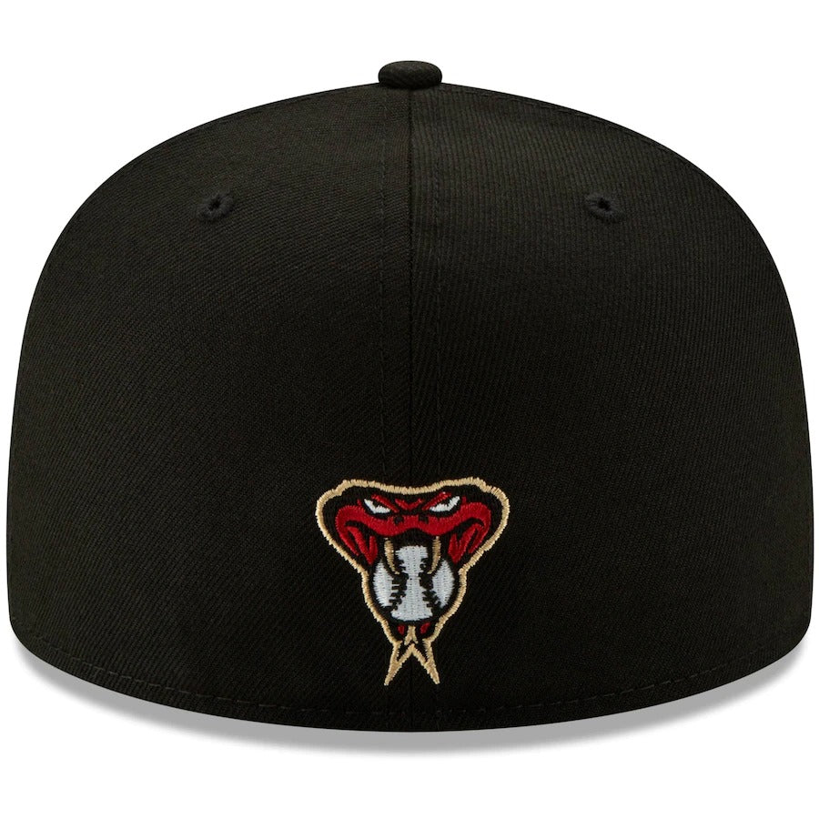 New Era Arizona Diamondbacks Black Logo Elements 59FIFTY Fitted Hat