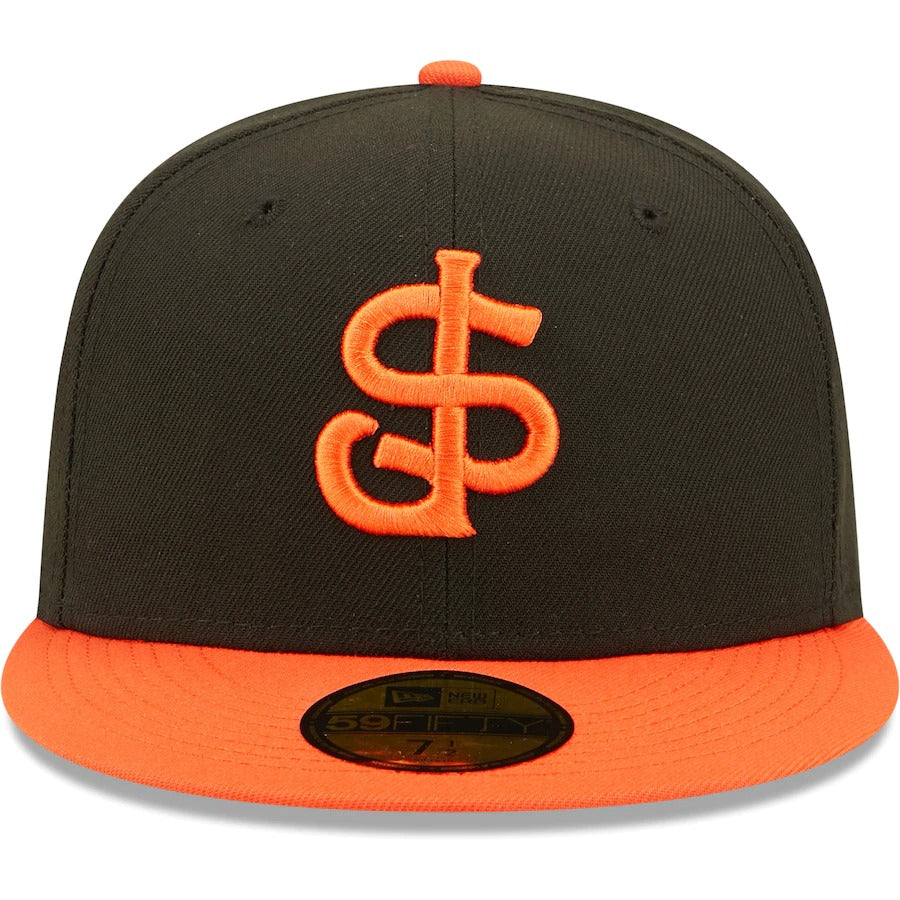 New Era San Jose Giants Black Authentic Collection Team Home 59FIFTY Fitted Hat