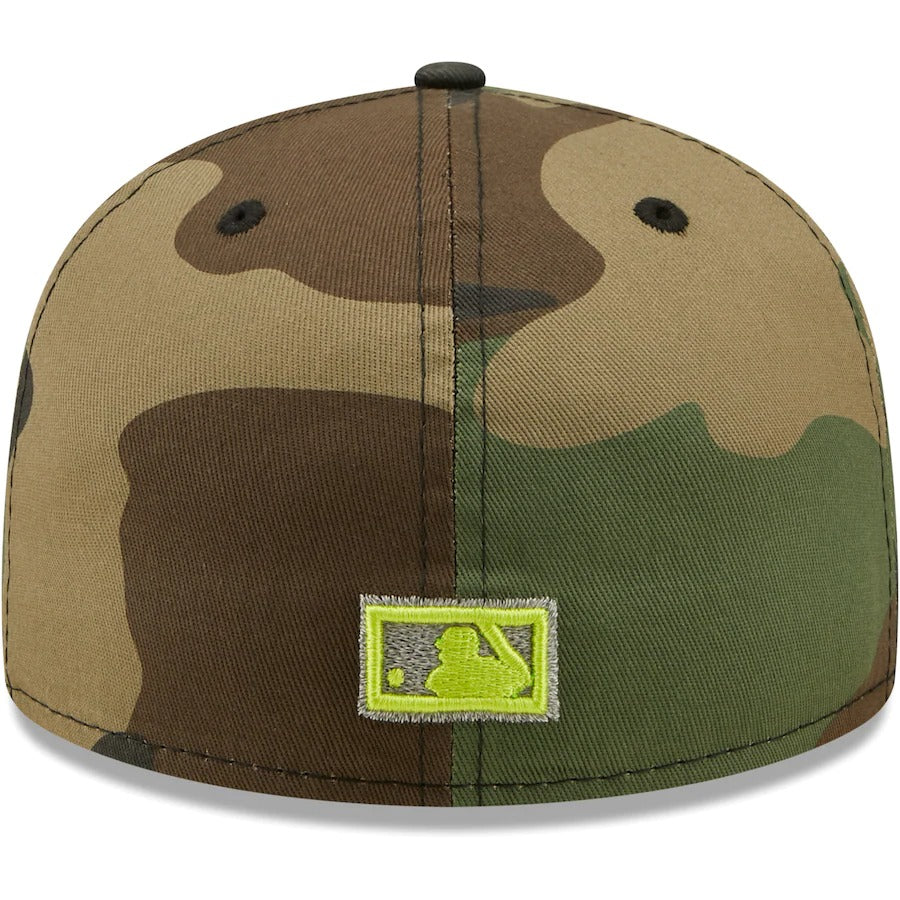 New Era Washington Senators Camo Cooperstown Collection 1924 World Series Woodland Reflective Undervisor 59FIFTY Fitted Hat