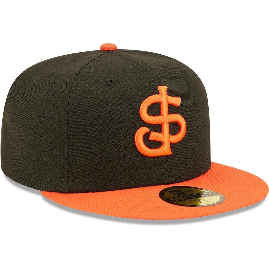 New Era San Jose Giants Black Authentic Collection Team Home 59FIFTY Fitted Hat