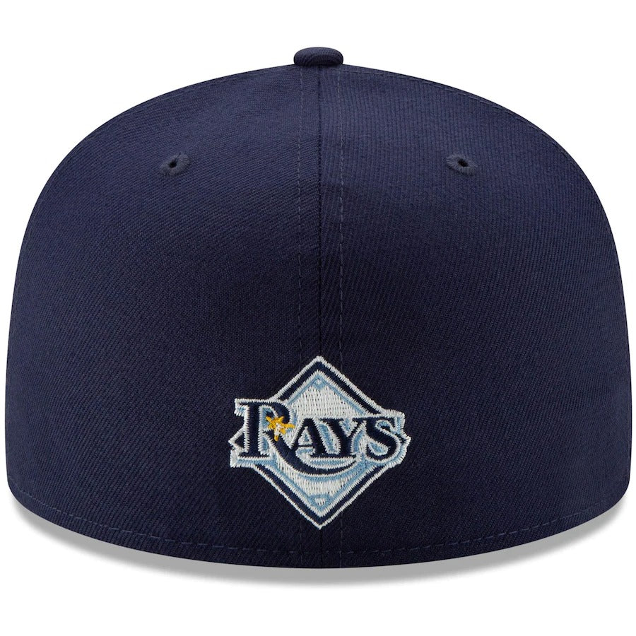 New Era Tampa Bay Rays Navy Logo Elements 59FIFTY Fitted Hat