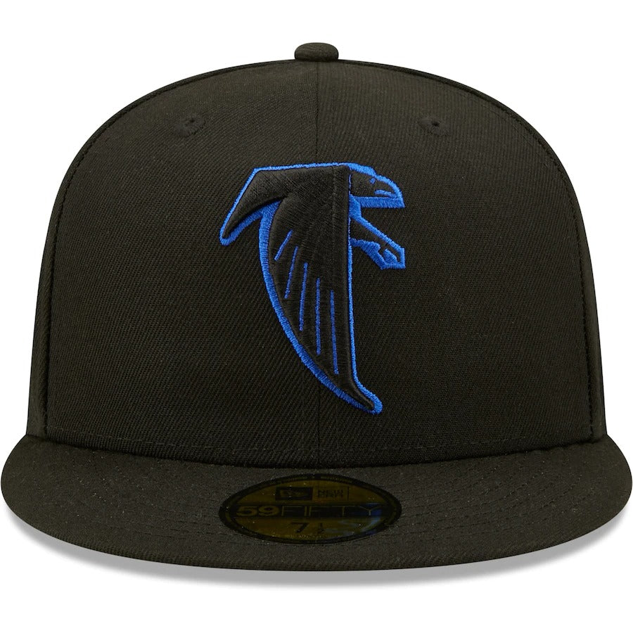 New Era Atlanta Falcons Black Royal Undervisor Super Bowl XXXIII 59FIFTY Fitted Hat