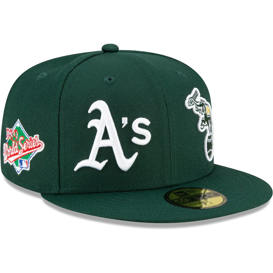 New Era Oakland Athletics Green Patch Pride 59FIFTY Fitted Hat