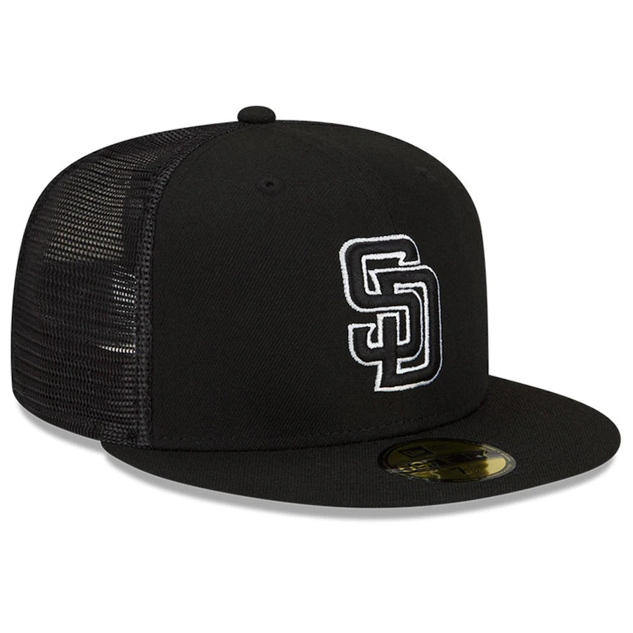 New Era San Diego Padres Black 2022 Batting Practice 59FIFTY Fitted Hat