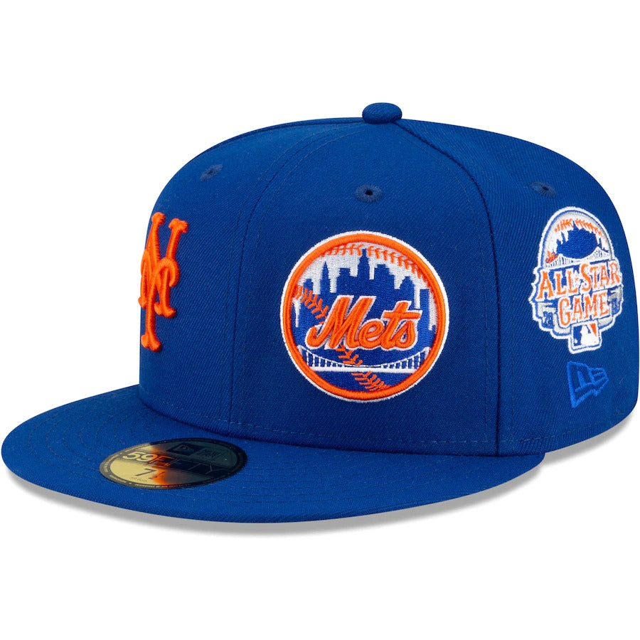 New Era New York Mets Royal Patch Pride 59FIFTY Fitted Hat