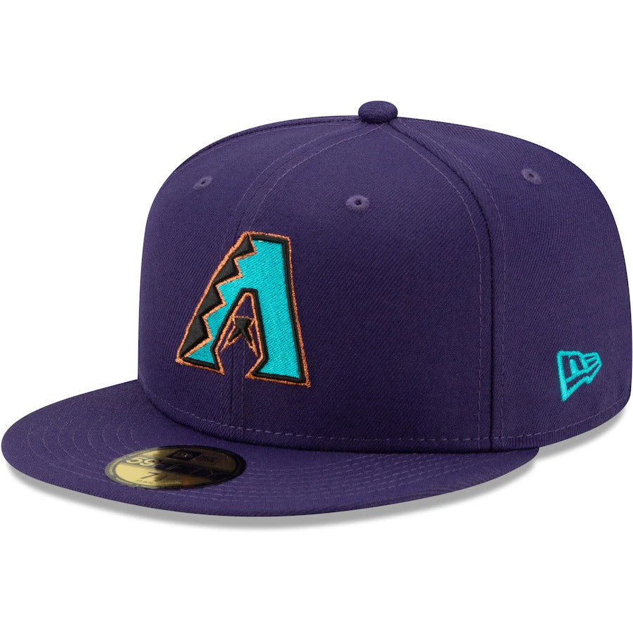 New Era Arizona Diamondbacks Purple Cooperstown Collection Turn Back The Clock 20th Anniversary 59FIFTY Fitted Hat