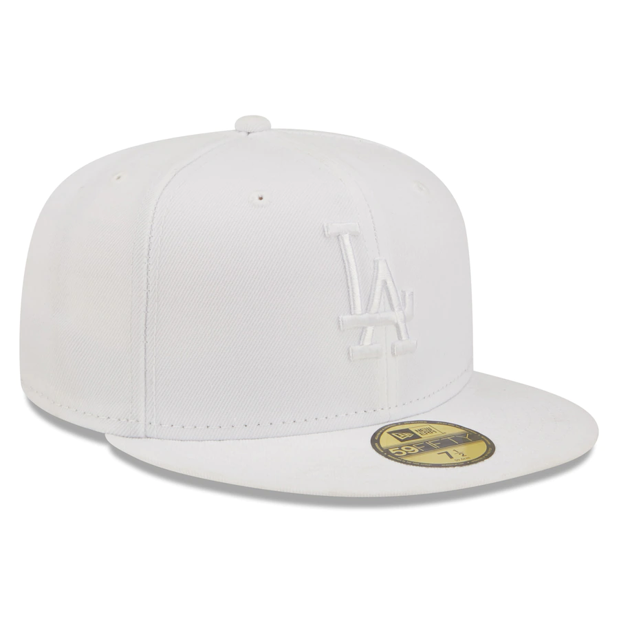 New Era Los Angeles Dodgers All White 59FIFTY Fitted Hat