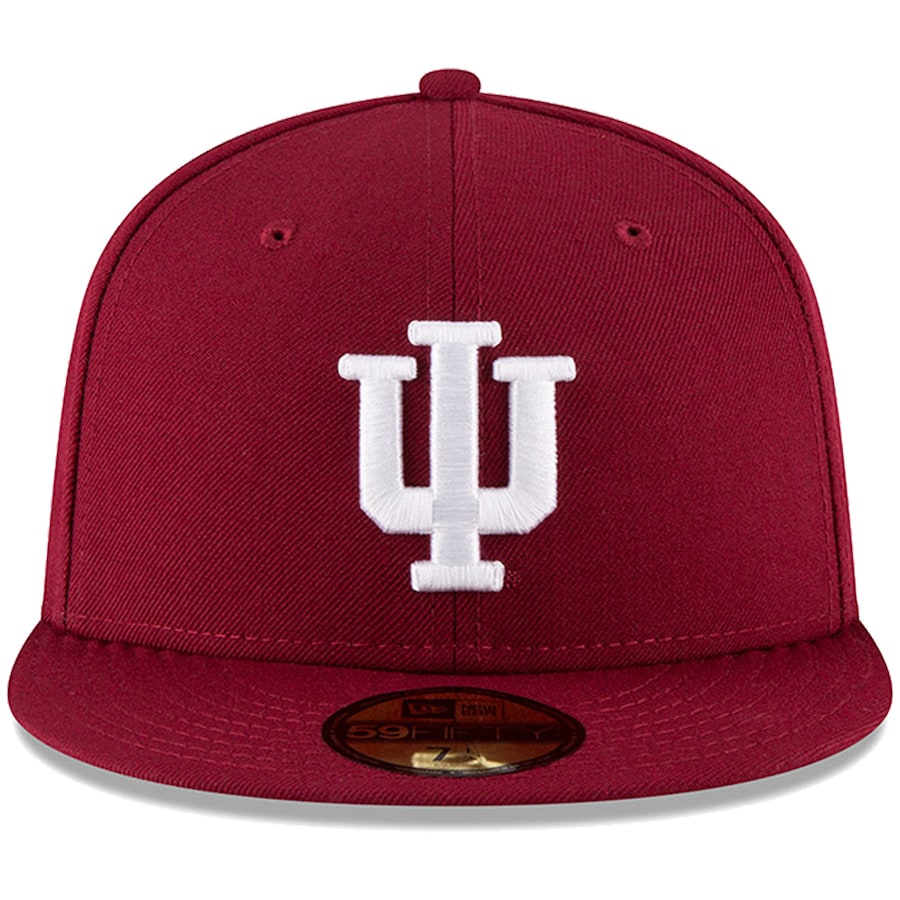 New Era Crimson Indiana Hoosiers Basic 59FIFTY Fitted Hat