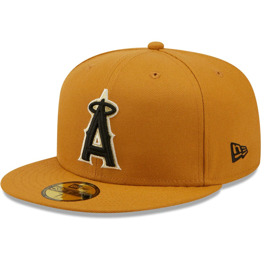 New Era Los Angeles Angels 50th Stadium Anniversary Timbs 59FIFTY Fitted Hat