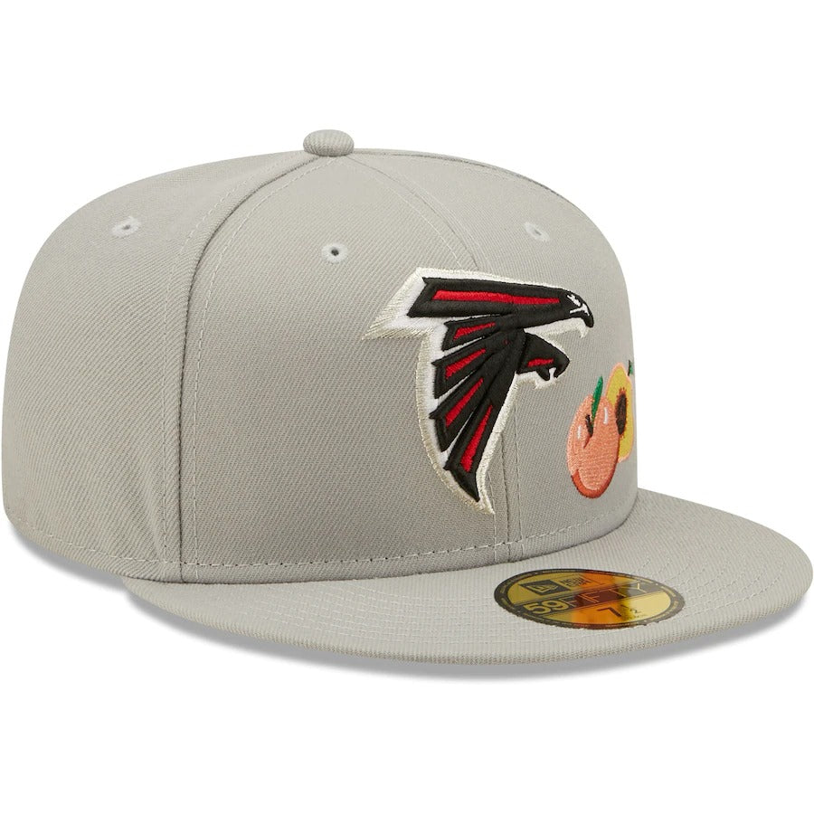 New Era Atlanta Falcons Gray City Describe 59FIFTY Fitted Hat
