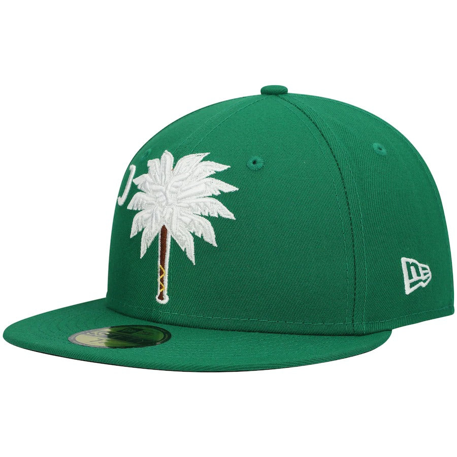 New Era Myrtle Beach Pelicans Green Theme Night 59FIFTY Fitted Hat