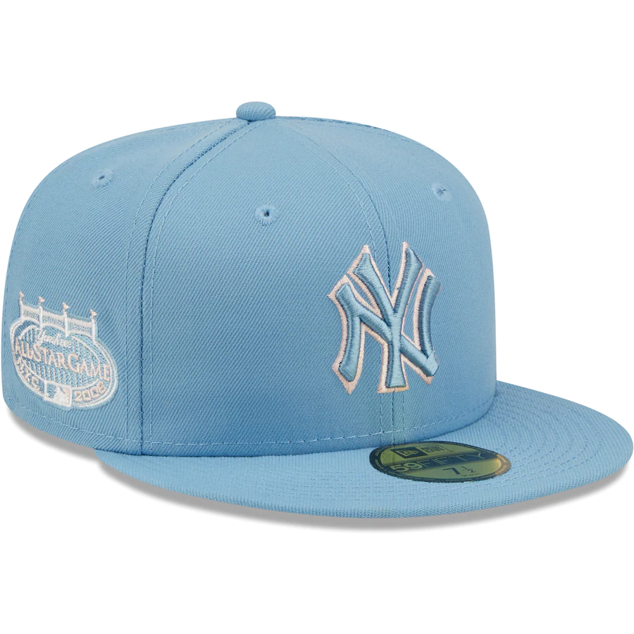 New Era New York Yankees Sky Blue 27x World Series Champions 59FIFTY F