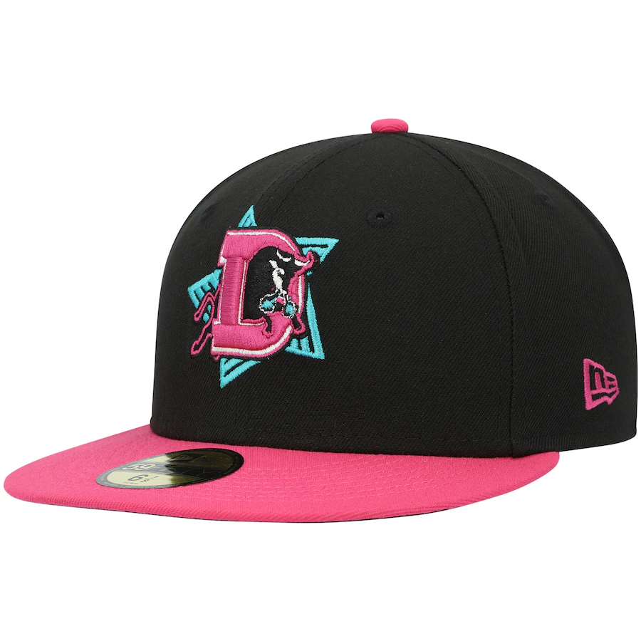 New Era Durham Bulls Black/Pink Theme Night 59FIFTY Fitted Hat