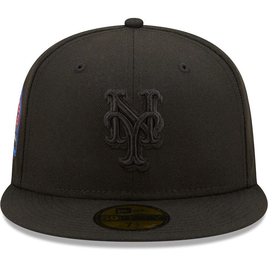New Era New York Mets New Era Black Shea Stadium Splatter 59FIFTY Fitted Hat