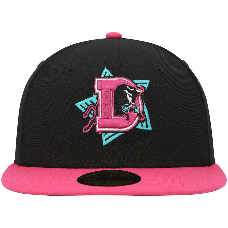 New Era Durham Bulls Black/Pink Theme Night 59FIFTY Fitted Hat