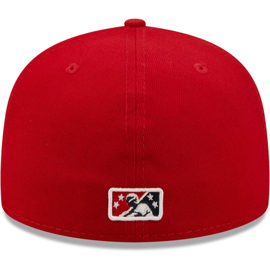 New Era Tacoma Rainiers Red Authentic Collection 59FIFTY Fitted Hat