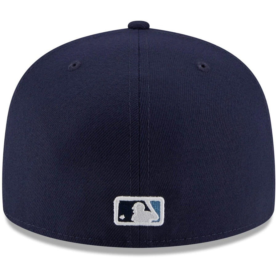 New Era Tampa Bay Rays Navy Local II 59FIFTY Fitted Hat