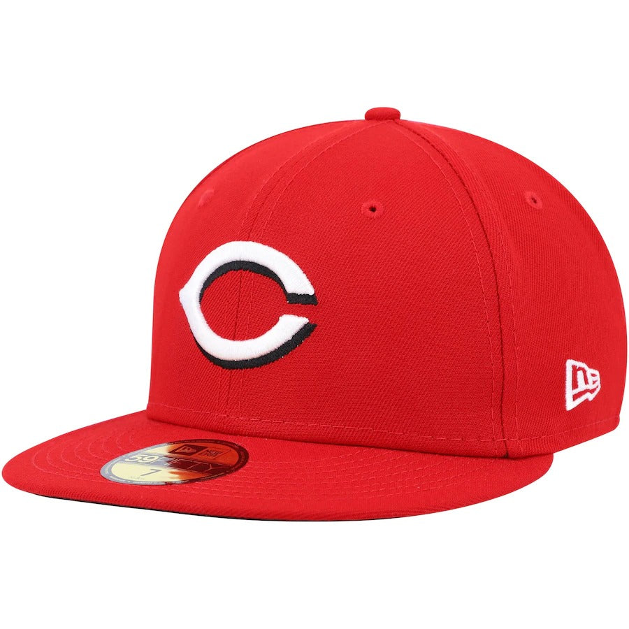 New Era Cincinnati Reds Red 9/11 Memorial Side Patch 59FIFTY Fitted Hat