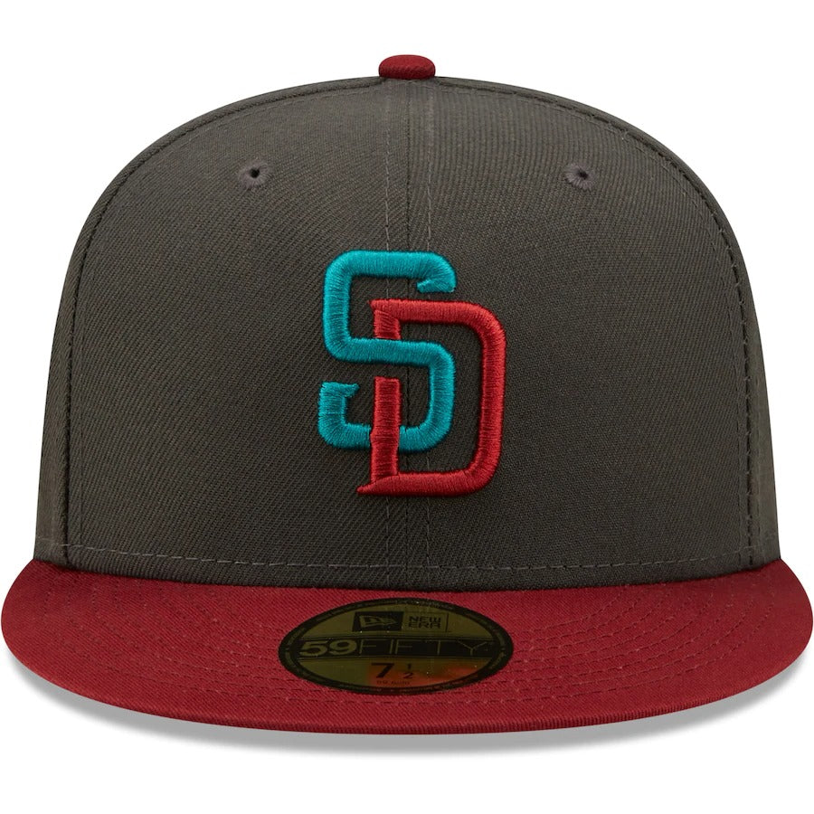 New Era San Diego Padres Graphite/Cardinal 2016 MLB All-Star Game Titlewave 59FIFTY Fitted Hat