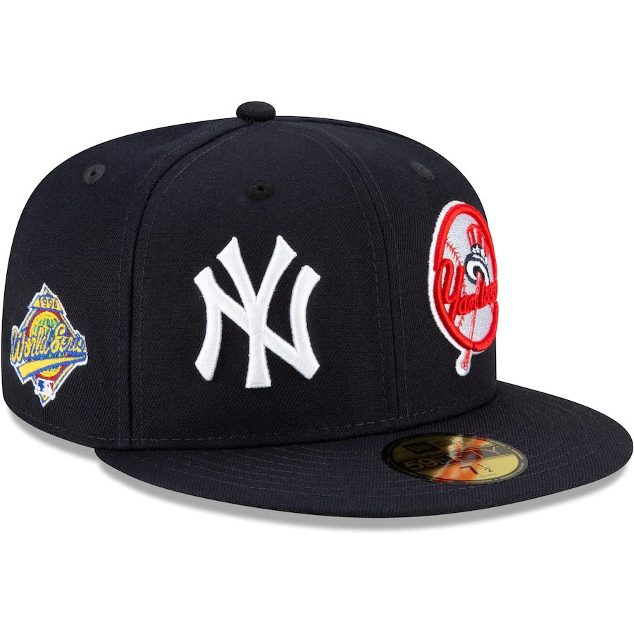 New Era New York Yankees Navy Patch Pride 59FIFTY Fitted Hat