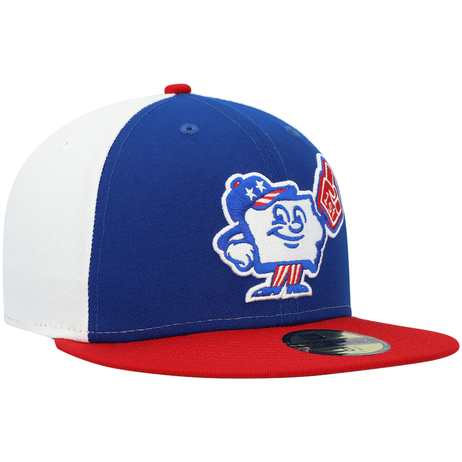 New Era Iowa Cubs Red/White/Blue Theme Night 59FIFTY Fitted Hat