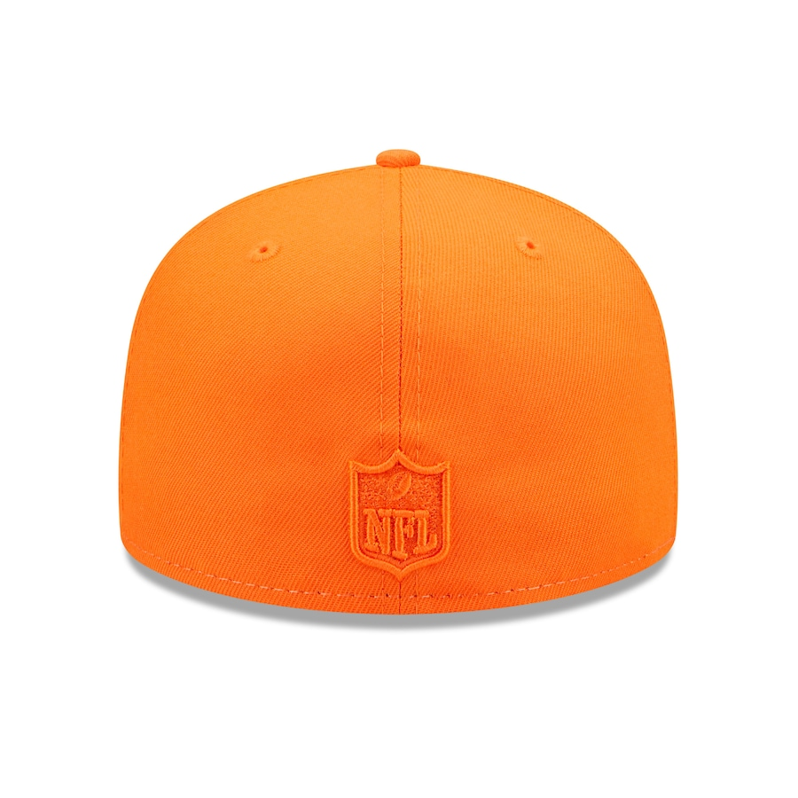 New Era Denver Broncos Cream/Orange Tonal Super Bowl XXXII Side Patch 59FIFTY Fitted Hat