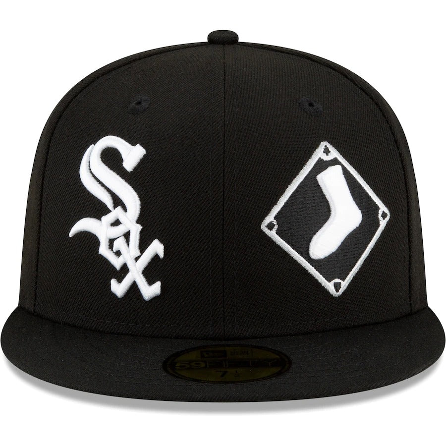 New Era Chicago White Sox Black Patch Pride 59FIFTY Fitted Hat