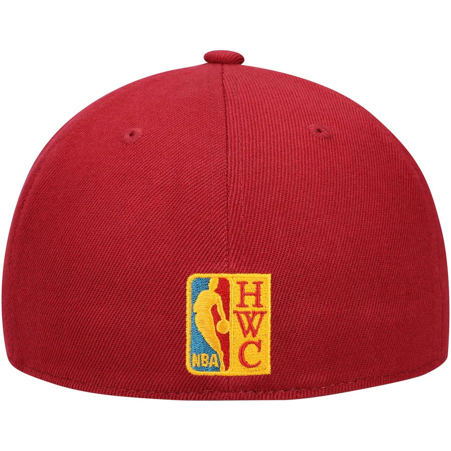 Mitchell & Ness x Lids Washington Wizards Red Hardwood Classics Northern Lights Fitted Hat